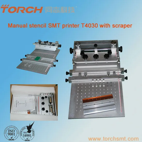 Manual Stencil Printer / SMT Solder Paste Printer T4030 