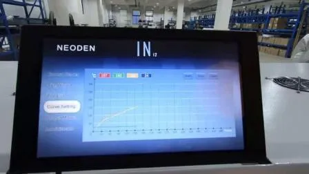 LED Diode Reflow Soldering Oven (NeoDen IN12) with 12 Heating Zones for 1200mm LED Board Assembly 