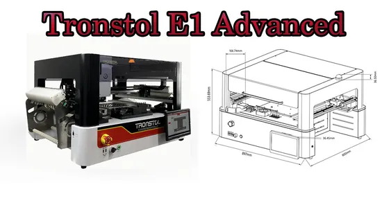 Tronstol E1 Advanced High Accuracy Pick and Place Machine for SMT Line 