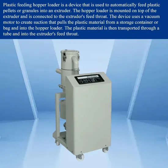 Automatic Vacuum Autoloader Hopper Loader 300g Plastic Material Auto Vacuum Hopper Loader 